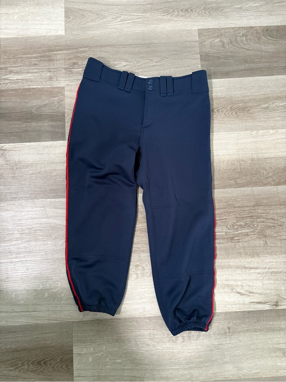 Mizuno Women's Navy and Red Performance Softball Pants